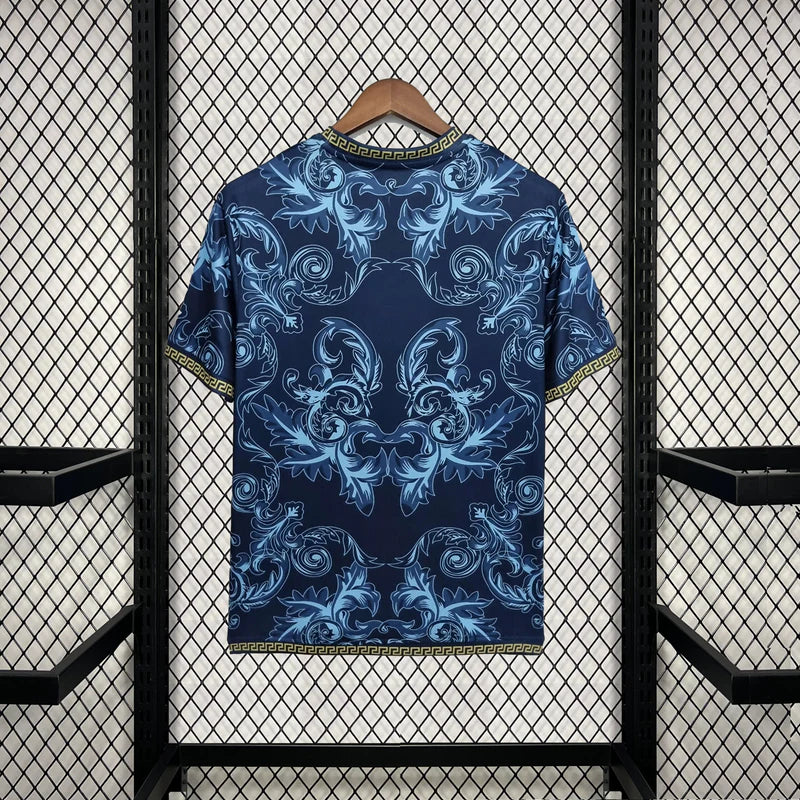 איטליה מיוחדת - חולצת וורסצה כחול זהב